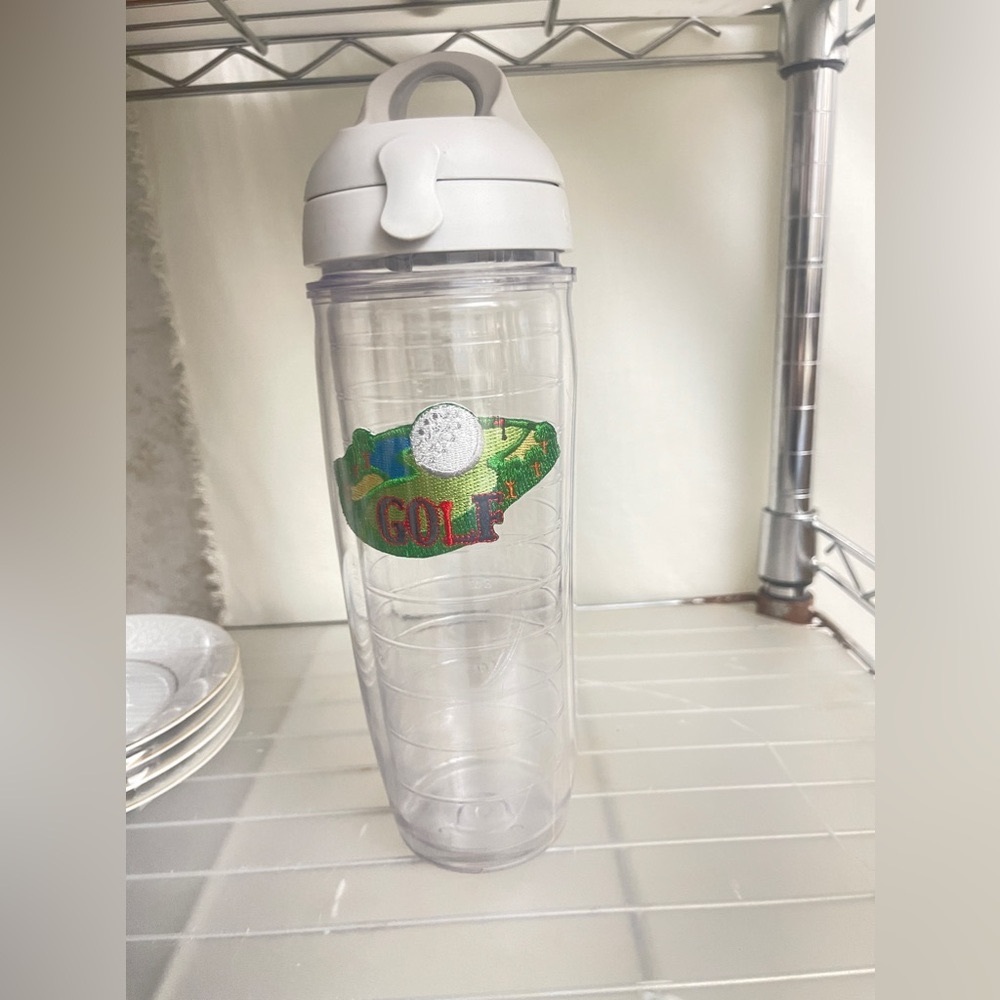 Tervis, Golf 24oz water bottle, pop up lid